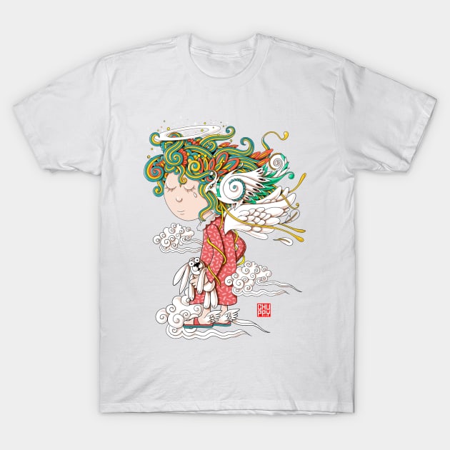 Sad Angel T-Shirt by chuppy